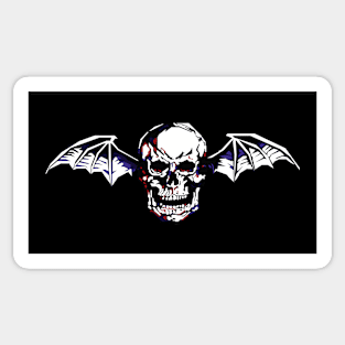 Avenged Sevenfold Logo In Pop Art Sticker